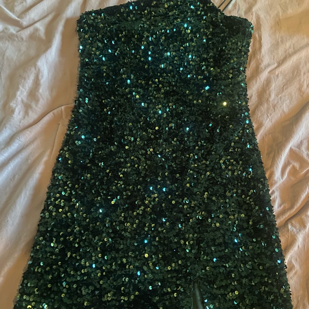Crystal Doll Emerald Green Dress